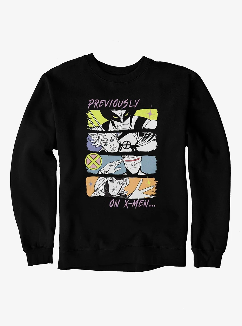 Marvel X-Men '97 Previously On Sweatshirt BoxLunch Exclusive