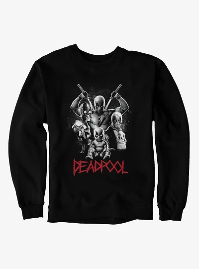Marvel Deadpool Deadpools Collage Sweatshirt BoxLunch Exclusive