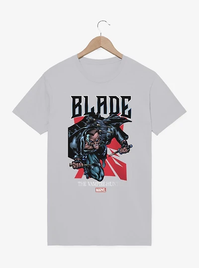 Marvel Comics Retro Blade Vampire Hunter Attack T-Shirt BoxLunch Exclusive