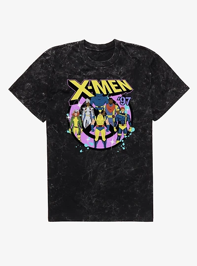 Marvel X-Men '97 Group Mineral Wash T-Shirt