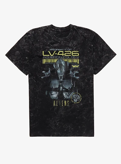 Alien Property Of LV-426 Acheron Colony Mineral Wash T-Shirt
