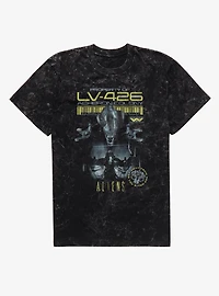 Alien Property Of LV-426 Acheron Colony Mineral Wash T-Shirt