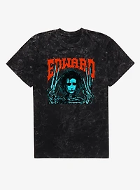 Edward Scissorhands Metal Mineral Wash T-Shirt