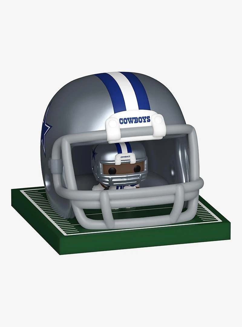 Funko Bitty Pop! Sports NFL Dallas Cowboys Helmet and Player Mini Vinyl Figure