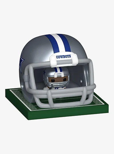 Funko Bitty Pop! Sports NFL Dallas Cowboys Helmet and Player Mini Vinyl Figure