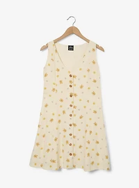 Disney Winnie the Pooh Allover Print Button-Up Tank Dress — BoxLunch Exclusive
