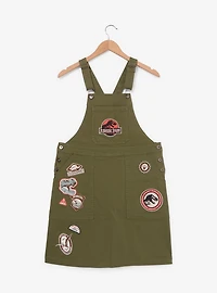 Jurassic Park Embroidered Patches Women's Overall Dress - BoxLunch Exclusive