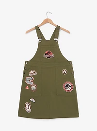 Jurassic Park Embroidered Patches Women's Plus Overall Dress - BoxLunch Exclusive