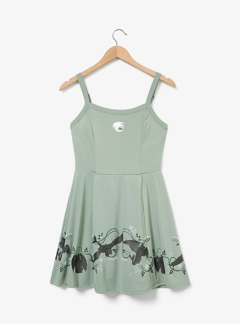 DreamWorks How To Train Your Dragon Toothless Floral Active Dress - BoxLunch Exclusive