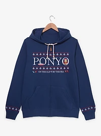 Studio Ghibli® Ponyo Embroidered Zippered Hoodie - BoxLunch Exclusive
