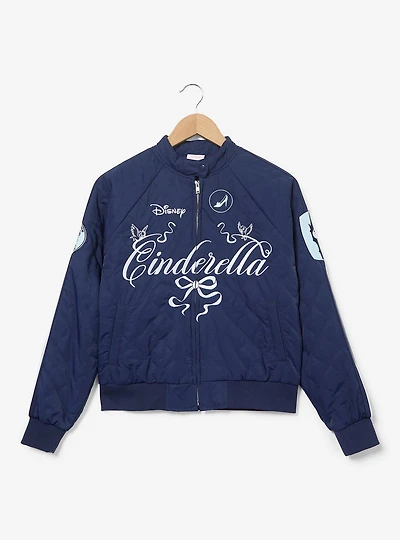 Disney Cinderella Women's Plus Cropped Moto Jacket - BoxLunch Exclusive