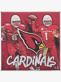 NFL Arizona Cardinals Kyler Murray & James Conner Painterly Splash Canvas Wall Decor