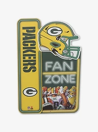 NFL Green Bay Packers Fan Zone Metal Sign