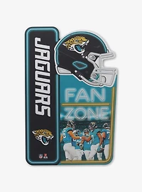 NFL Jacksonville Jaguars Fan Zone Metal Sign