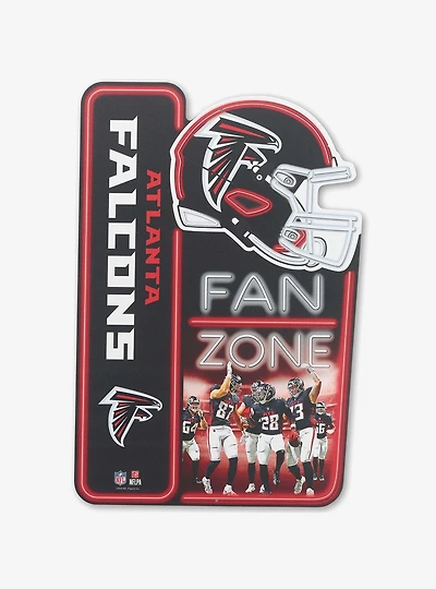 NFL Atlanta Falcons Fan Zone Metal Sign