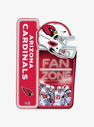 NFL Arizona Cardinals X-Metal Fan Zone Sign