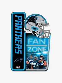 NFL Carolina Panthers X-Metal Fan Zone Sign