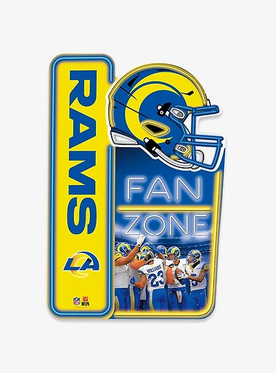 NFL Los Angeles Rams X-Metal Fan Zone Sign