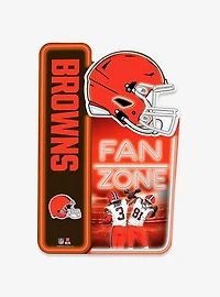 NFL Cleveland Browns X-Metal Fan Zone Sign