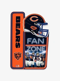 NFL Chicago Bears X-Metal Fan Zone Sign