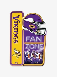 NFL Minnesota Vikings X-Metal Fan Zone Sign