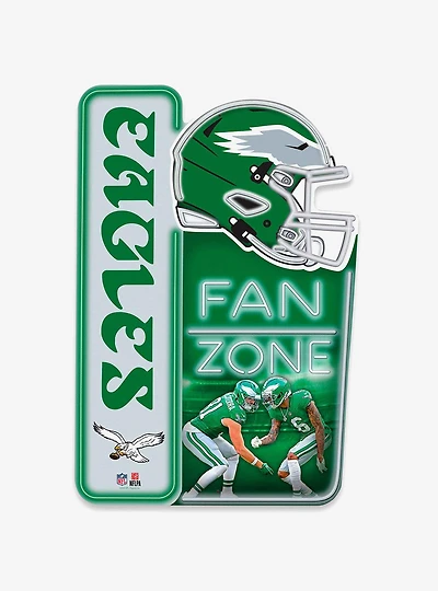 NFL Philadelphia Eagles X-Metal Fan Zone Sign