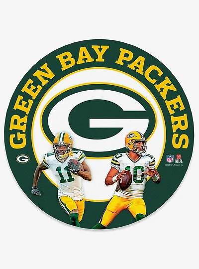 NFL Green Bay Packers Round Wall Sign