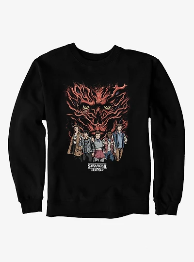 Stranger Things Vecna Watches The Group Sweatshirt