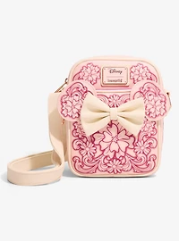 Loungefly Disney Minnie Mouse Floral Ears Crossbody Bag - BoxLunch Exclusive