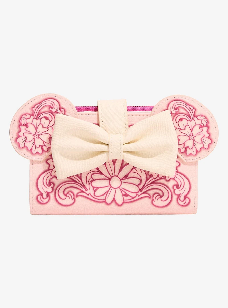 Loungefly Disney Minnie Mouse Foral Ears Wallet - BoxLunch Exclusive