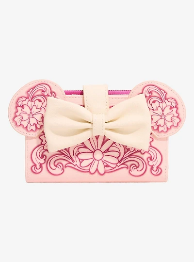 Loungefly Disney Minnie Mouse Foral Ears Wallet - BoxLunch Exclusive