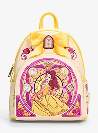 Disney Beauty and the Beast Belle Stained Glass Mini Backpack — BoxLunch Exclusive
