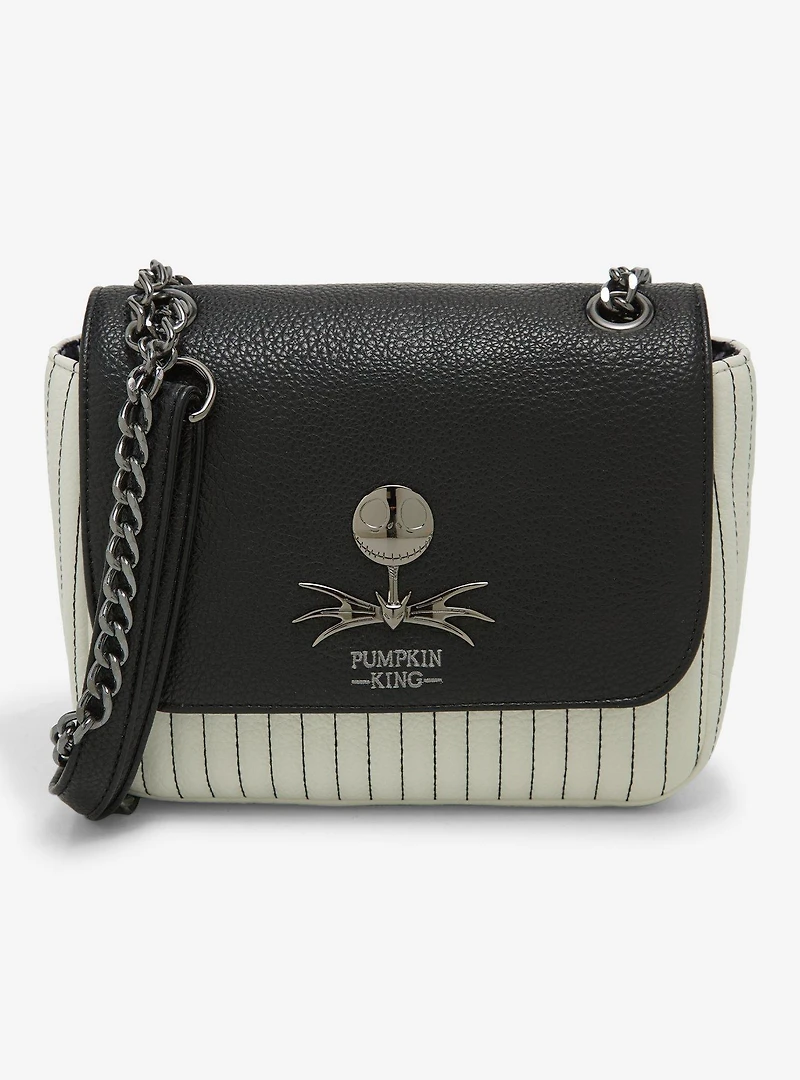 Loungefly Disney The Nightmare Before Christmas Jack Skellingotn Crossbody Bag - BoxLunch Exclusive