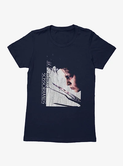 Edward Scissorhands Reflection Poster Womens T-Shirt