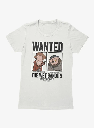 Home Alone Wanted The Wet Bandits Womens T-Shirt