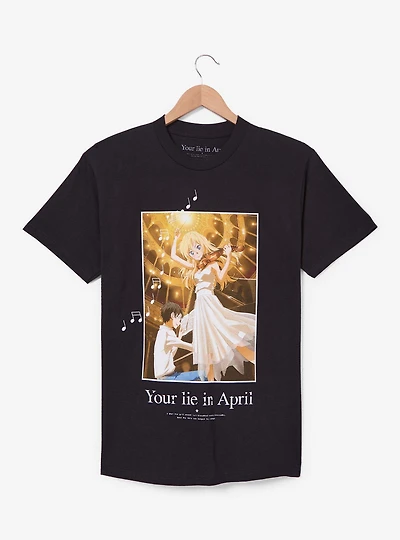 Your Lie April Poster T-Shirt - BoxLunch Exclusive