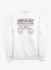 Home Alone Oh-Kay Plumbing & Heating Sweatshirt