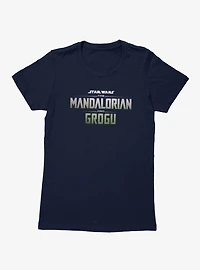 The Mandalorian And Grogu Movie Logo Full Color Womens T-Shirt