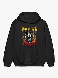 Stranger Things Hellfire Club Lives Flames Hoodie