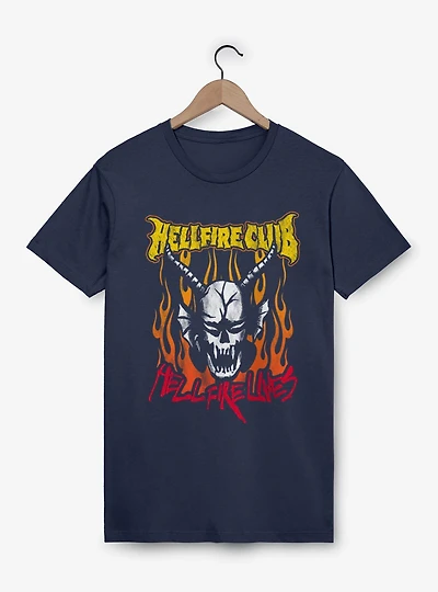 Stranger Things Hellfire Club Lives Flames T-Shirt