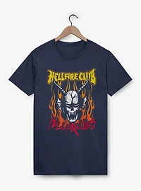 Stranger Things Hellfire Club Lives Flames T-Shirt