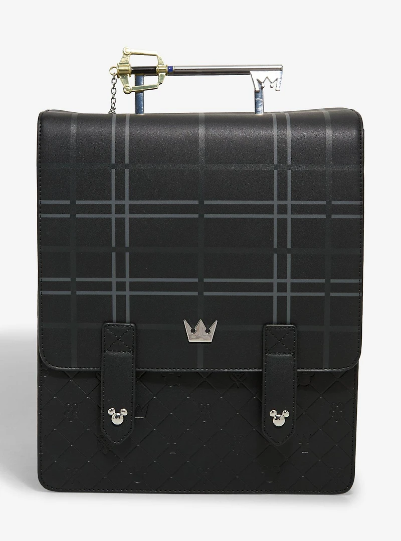 Loungefly Disney Kingdom Hearts Plaid Keyblade Mini Backpack - BoxLunch Exclusive