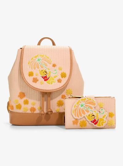 Loungefly Disney Winnie the Pooh Embroidered Chenille Flower Mini Backpack - BoxLunch Exclusive