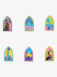 Loungefly Disney Villains Neon Portraits Blind Box Enamel Pin - BoxLunch Exclusive
