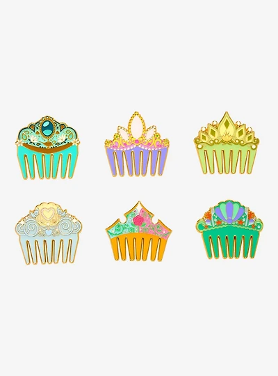 Loungefly Disney Princess Hair Comb Blind Box Enamel Pin - BoxLunch Exclusive