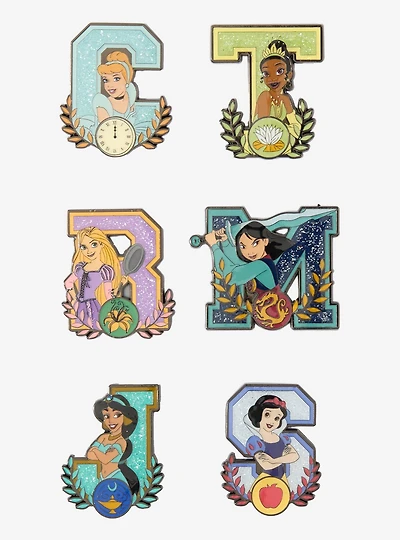 Disney Princess Initial Blind Box Enamel Pin — BoxLunch Exclusive