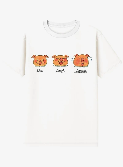 Richard Scarry Live, Laugh, Lament Pigs T-Shirt