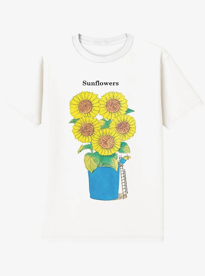 Richard Scarry Sunflower Vase T-Shirt