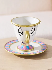 Disney Beauty and The Beast Chip Teacup & Saucer Set - BoxLunch Exclusive