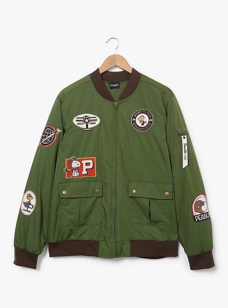 Peanuts Snoopy Flying Ace Bomber Jacket - BoxLunch Exclusive